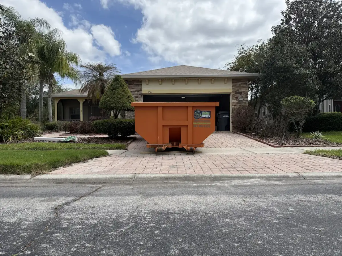 Dumpster Strong LLC roll-off dumpster in Orlando, FL